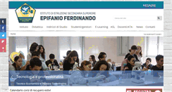 Desktop Screenshot of iissferdinando.it